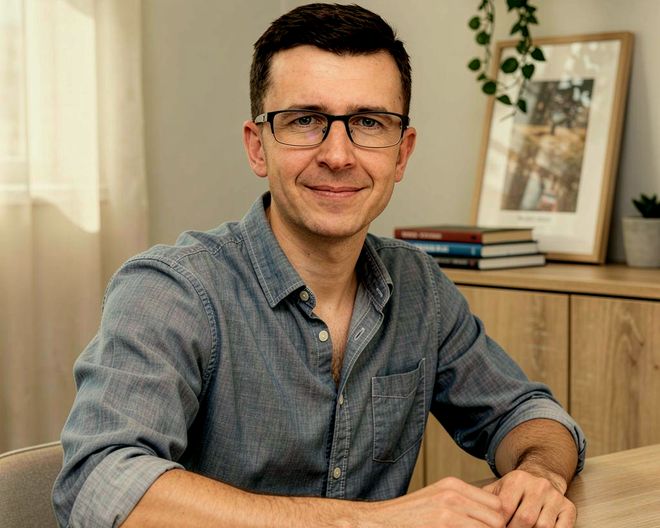Dawid Malcherek podczas konsultacji online